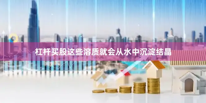 杠杆买股这些溶质就会从水中沉淀结晶